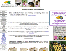 Tablet Screenshot of butterflygardeningandconservation.com